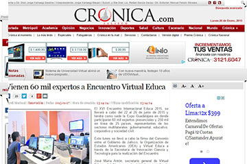 Vienen 60 mil expertos a Encuentro Virtual Educa